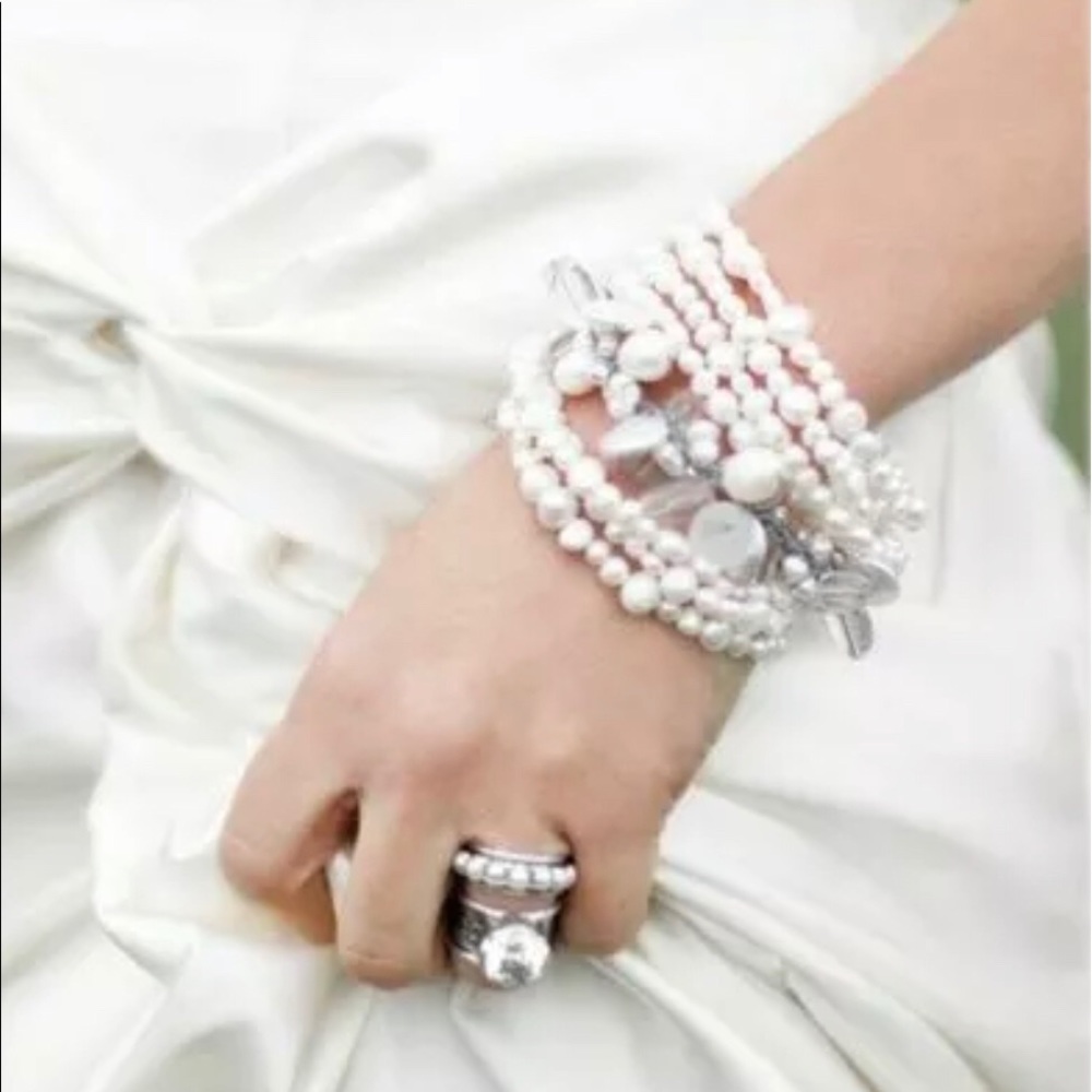 Silpada B1601 Full Set of 7 Freshwater Pearl Bracelets - Picture 6 of 10
